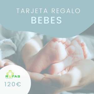 Cheque tarjeta regalo para bebé y recién nacidos Farmacia Rufas Huesca