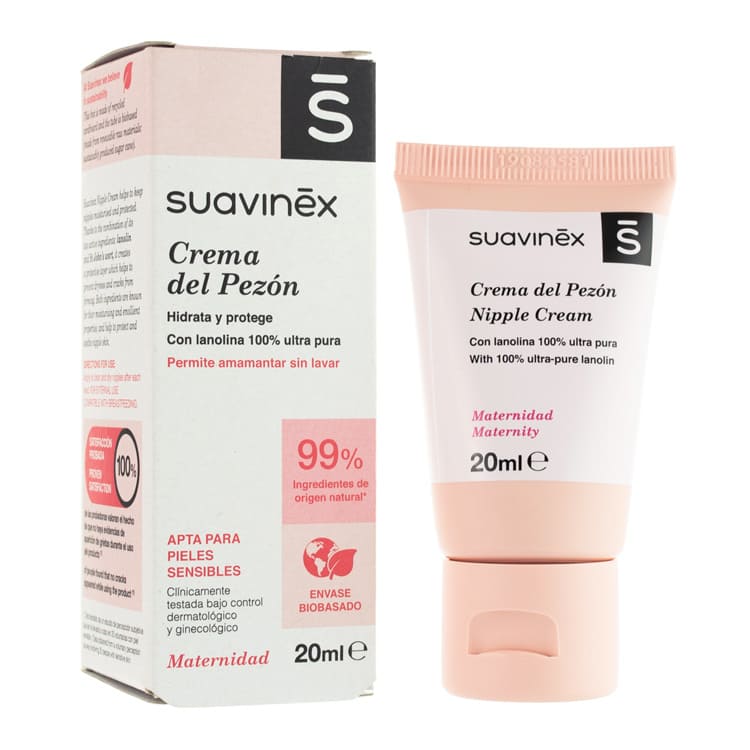 Crema para pezón en lactancia Suavinex 20ml - Farmacia Rufas